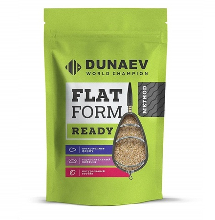 Прикормка Dunaev Flat Feeder Ready 1 кг. Палтус