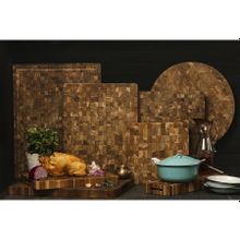 Teakhaus Доска разделочная торцевая Butcher Block 51x38 см