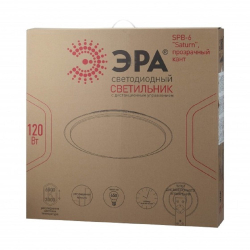 ЭРА Б0034961 SPB-6-120-RC "Saturn" (С) Светильник светодиодный декоративный 120Вт 3000-6500К 10200 Лм с пультом ДУ 680x100 мм
