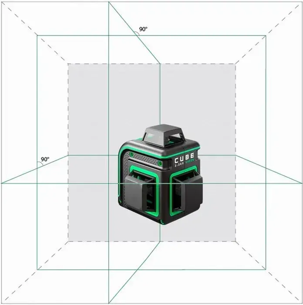 Лазерный уровень ADA Cube 3-360 Green Ultimate Edition