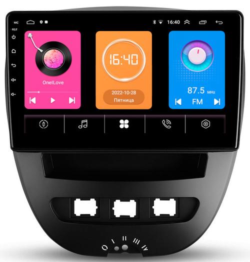 Магнитола для Citroen C1, Peugeot 107, Toyota Aygo - GT10-1152 на Android 10