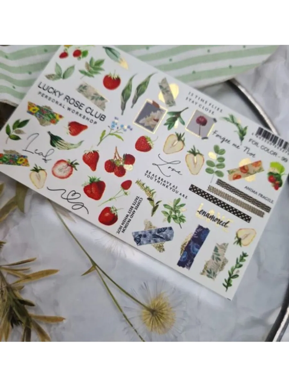 Набор слайдеры 2шт Lucky Rose. Foil 099, 100