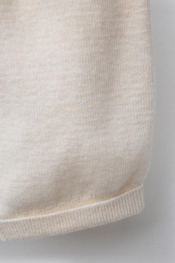 ZARA ТРИКОТАЖНЫЕ ШОРТЫ, ЭКРЮ