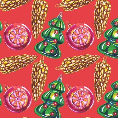 Новогодние ёлочные игрушки