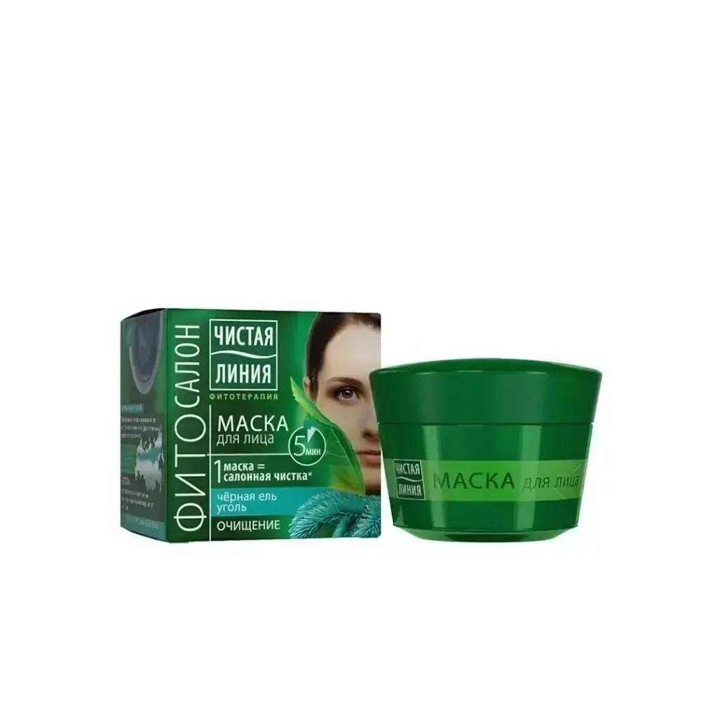 Маска для лица ЧИСТАЯ ЛИНИЯ Очищающая 45мл