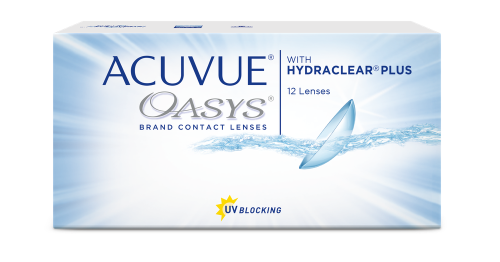 ACUVUE OASYS with HYDRACLEAR PLUS (12 линз)