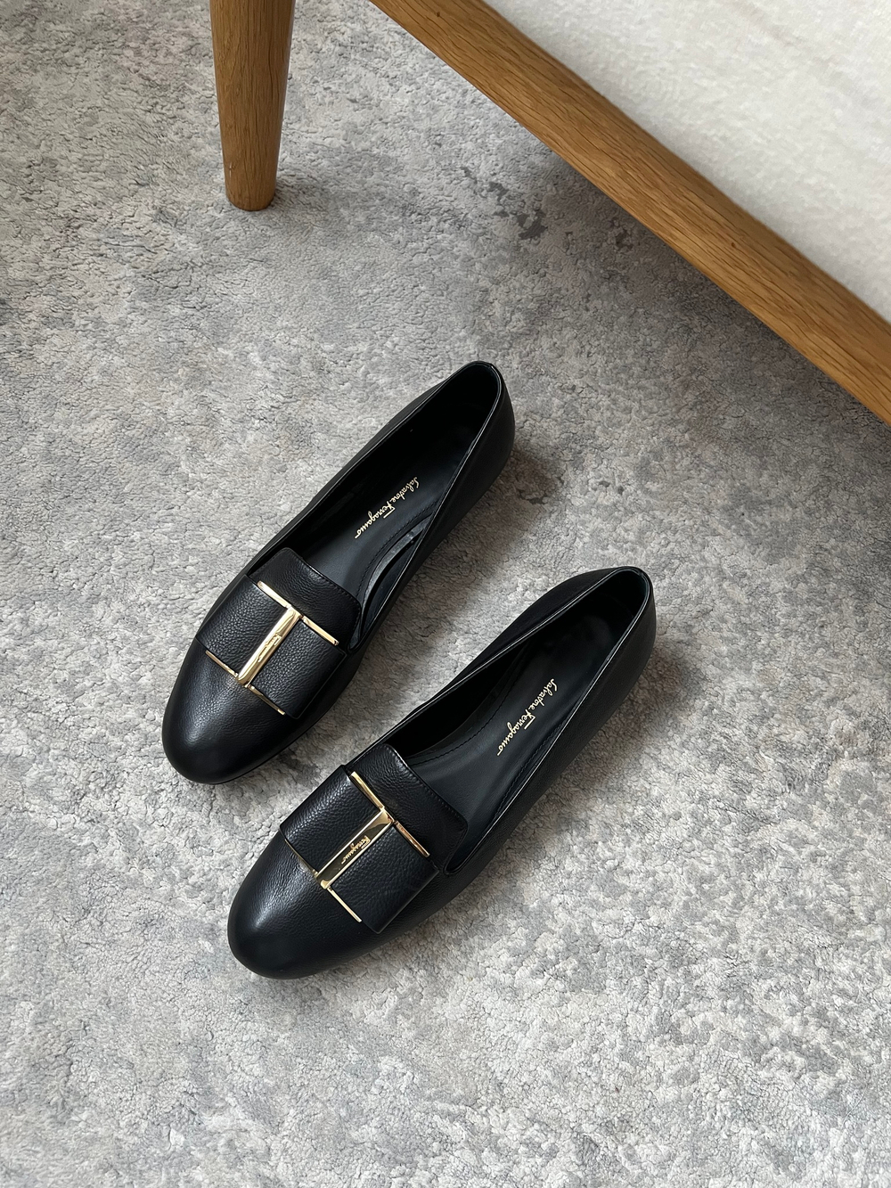 Кожаные туфли Salvatore Ferragamo, 38,5