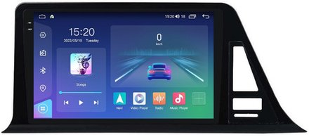 Магнитола для Toyota C-HR 2016-2022 (левый руль, взамен 230х130мм) - Parafar PF023LUX1RN2K на Android 13, QLED+2K, ТОП процессор, 4Гб+32Гб, CarPlay, 4G SIM-слот