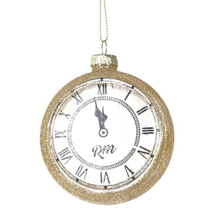 GAEM Украшение новогоднее "Часы", L8 W2,5 H10 см