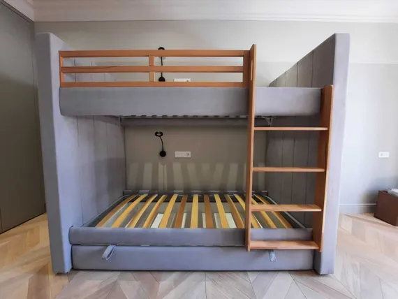 Кровать двухъярусная Cosy (серый)