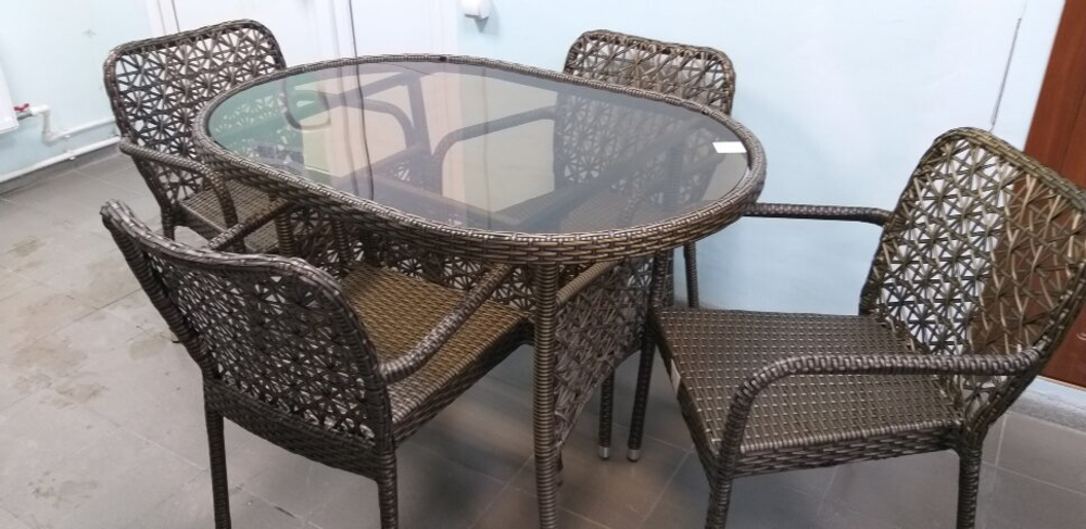 Набор дачной мебели из искусственного ротанга" Прованс"