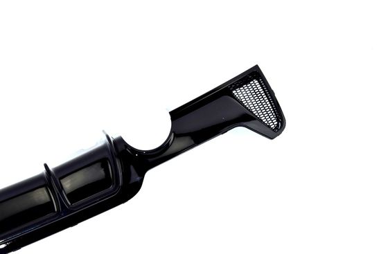 Диффузор заднего бампера глянцево - черный V.2 для BMW 4 F32 F33 F36 2013-2020 Coupe Cabrio Gran Coupe