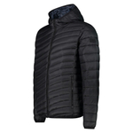 Куртка CMP Men's quilted jacket with Du Pont Sorona recycled padding, артикул 32K3147, цвет Black (U901)