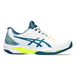 Мужские теннисные кроссовки ASICS Solution Speed FF 2 Clay Court Shoe Men - White, Petrol