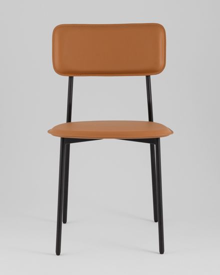 Стул обеденный Mikkie коричневая экокожа