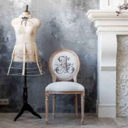 Стул Объект мечты Монограмма буквы A