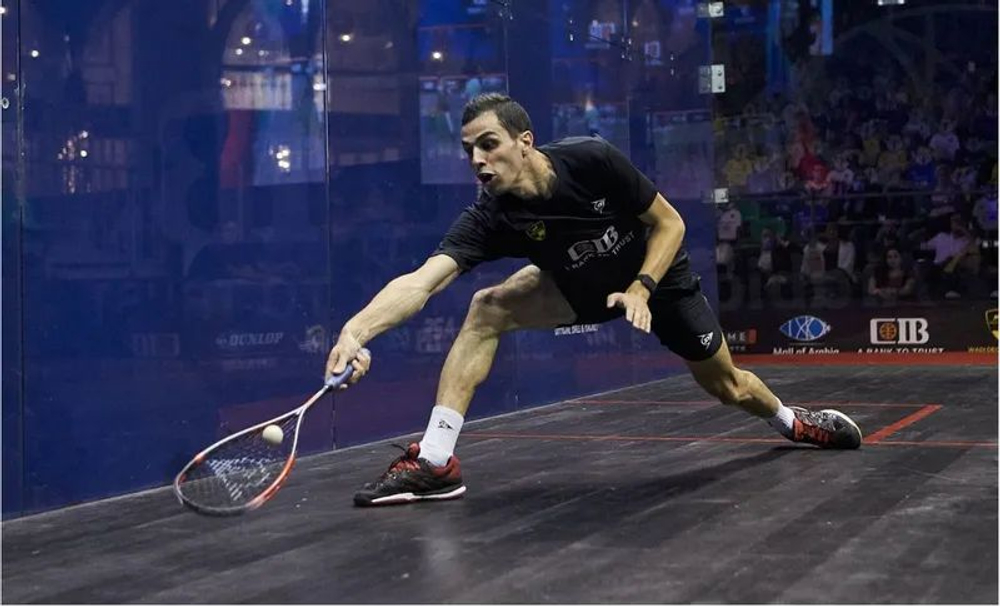 DUNLOP, REVELATION PRO 128 HYPERFIBRE+ NH, (Ali Farag), (2019), Squash Racket