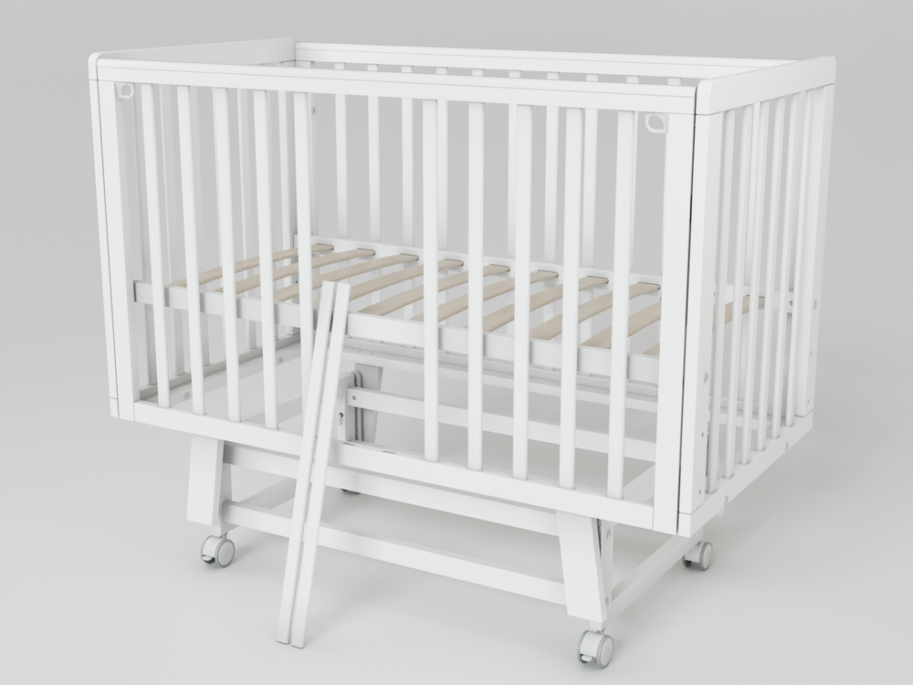 Кроватка детская Incanto Anniken Exclusive (белый/белый) маятник продольный