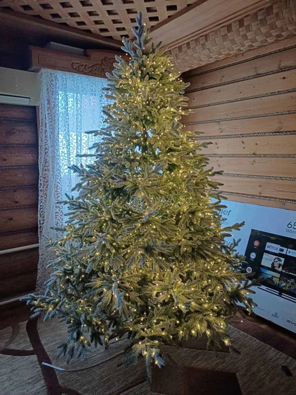 Ель искусственная Царь Елка Раскидистая Премиум заснеженная РДП/ЗСНЖ-240