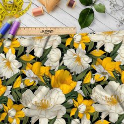 Ткань Ниагара Софт гипнотический цветник