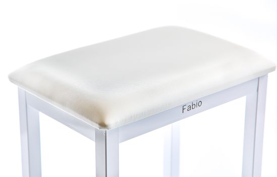 Банкетка для пианино Fabio D-90H Белая