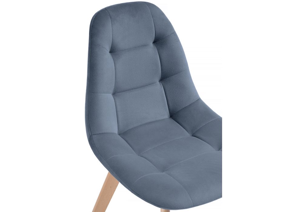 Деревянный стул Filip blue / wood