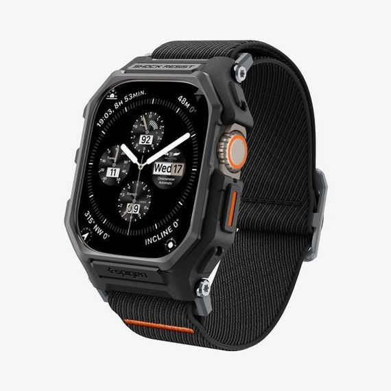 Чехол с ремешком Spigen Lite Fit Pro для Apple Watch Ultra 49 мм (ACS07104) Matte Black