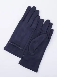 Перчатки женские, безразмерные, с утеплителем, цвет синий