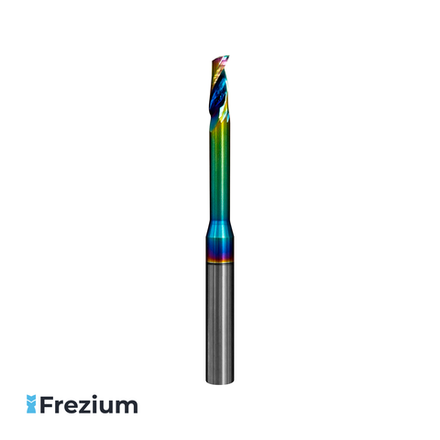 Однозаходная твердосплавная фреза (5,5x8x16x90 Z1 DLC)