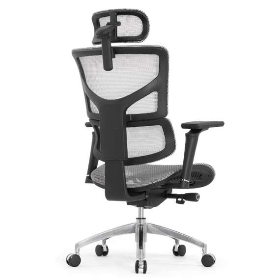 Кресло EXPERT 2 SAIL-ART SAS-MF01 T-06 White (подлокотник 6D(360), подголовник 5D, Сетка белая)