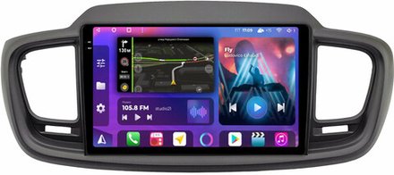 Магнитола для KIA Sorento Prime UM 2015-2020 (рамка большая) - FarCar 442M монитор 10.36" 2K QLED на Android 13, ТОП процессор, CarPlay, 4G SIM-слот