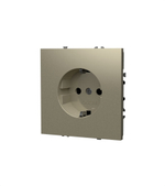 Розетка встраиваемая VOLTUM S70 с заземлением 16А, (кашемир)