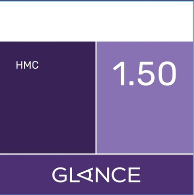 Линза для очков Glance 1.50 HMC