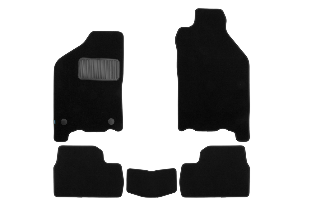 Коврики в салон для ВАЗ 2115 1997-2012, седан, 5 шт. (текстиль) KLEVER03520822110KH