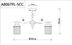 Потолочная люстра Arte Lamp