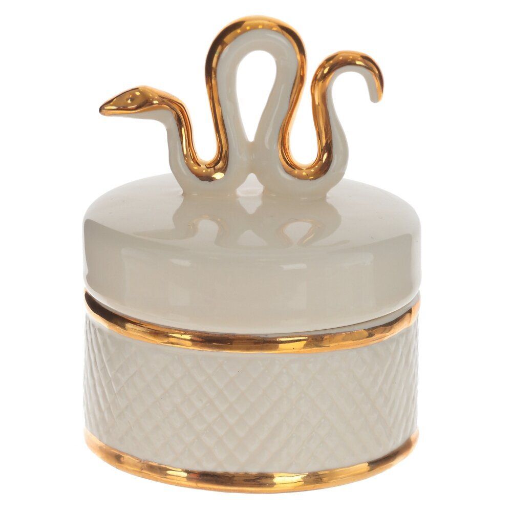 GAEM Шкатулка "Змея", L6 W6 H7,5 см, 2в.