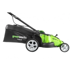 Аккумуляторная газонокосилка Greenworks G40LM49DBK5 (1 x 5 Ач, Быстрое ЗУ) 2500207U5F