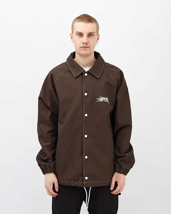 Куртка SS23 Coach Jacket Cotton Коричневая - фото 7