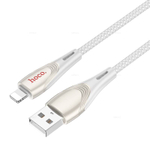 Кабель USB на Lightning 2.4A Hoco U133 (grey) (Краснодар склад)
