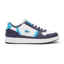 Мужские теннисные кроссовки Lacoste T-Clip Sneakers Men - White, Dark Blue