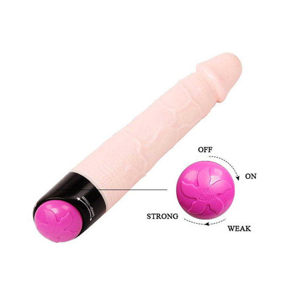 Реалистичный фаллоимитатор 23,5см с ротацией Bior Toys Erowoman-Eroman Realistic Cock Vibe EE-10061