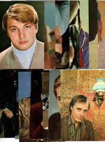 №45 Открытки Артисты и актёры СССР 1970–1980-е г. 25 штук. Цветные, чистые, без повторов