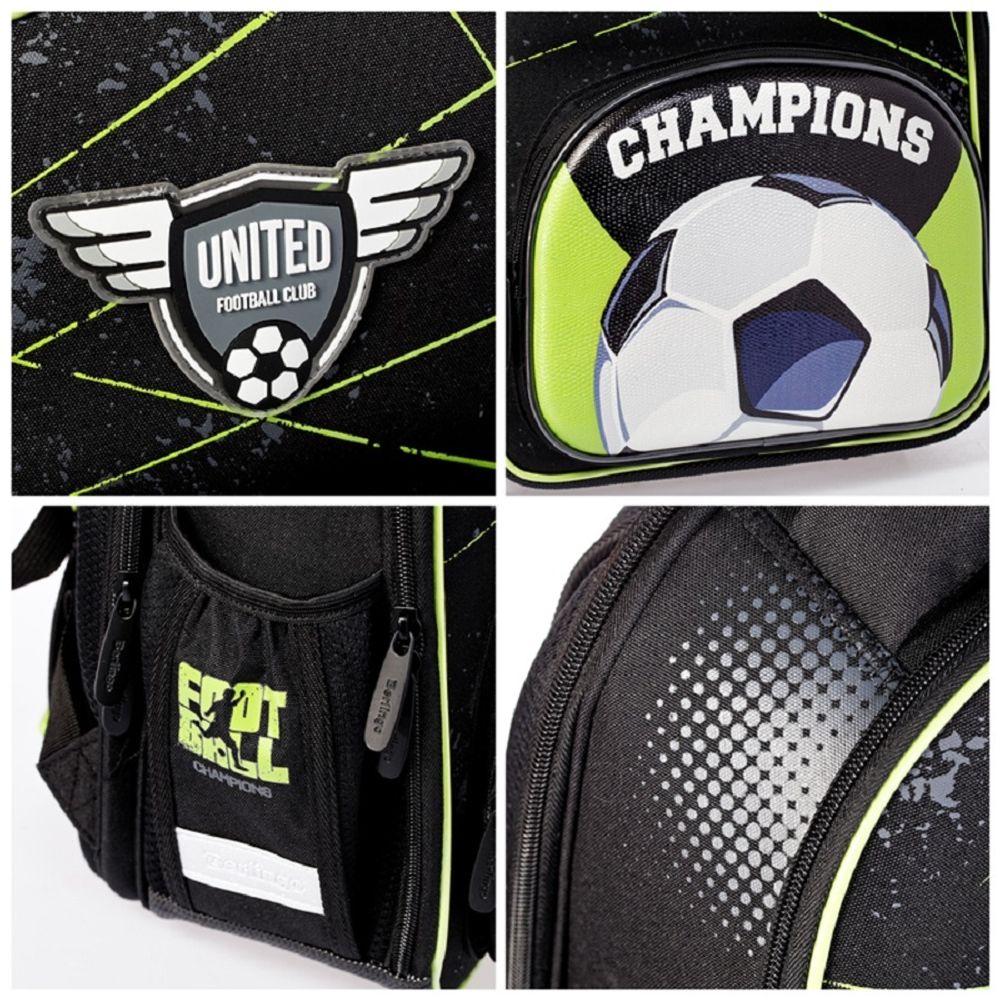 Ранец Berlingo Profi Football club 36х28х14см, 2 отд., с анатомической спинкой