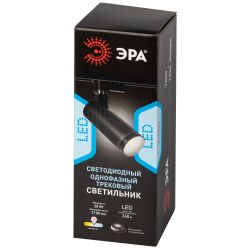 Трековый светильник однофазный ЭРА TR59-3040 BK светодиодный 30Вт 4000К черный | Однофазные светильники LED