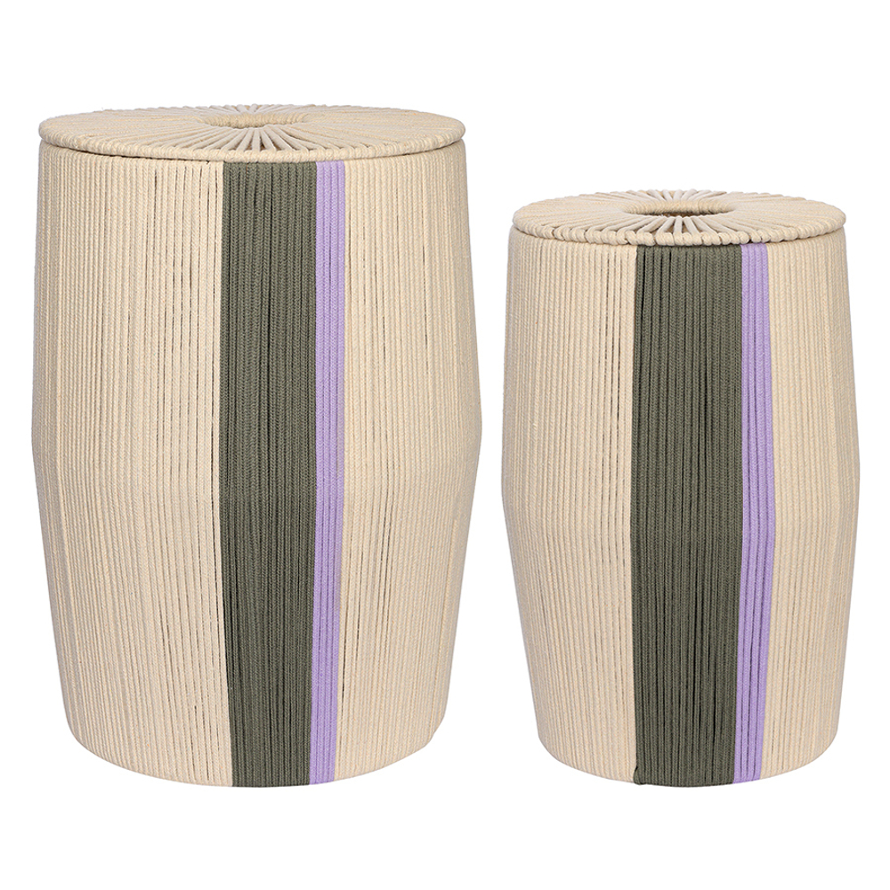 Корзина плетеная conga grey из коллекции ethnic, размер m