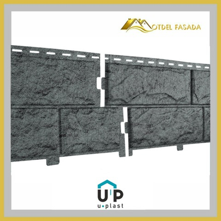 Фасадная панель Ю-пласт Стоун-Хаус Камень Изумрудный  3,025*0,225м 0,68м2