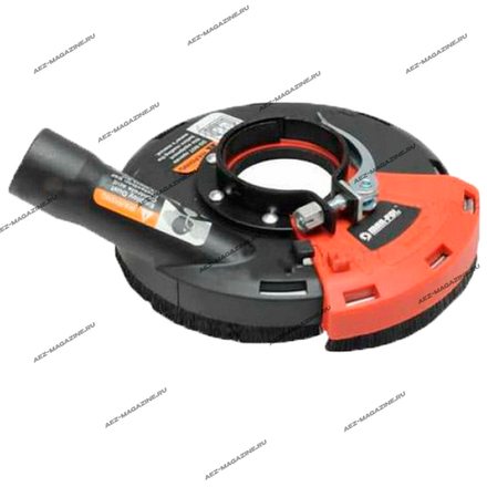 Кожух защитный для шлифовки с пылеотводом для УШМ d180мм