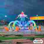 Аттракцион щупальца «Объятия океана» 12 кабинок, 24 места 15×15×5,5 м