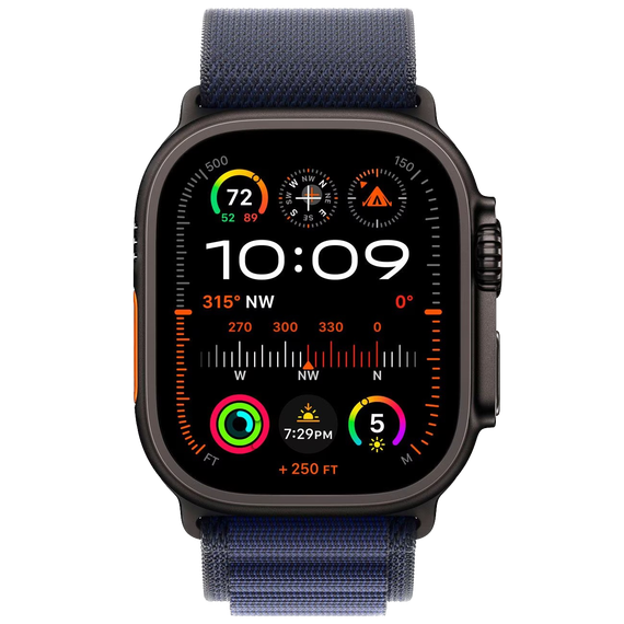 Умные часы Apple Watch Ultra 2 49 мм Black Titanium Alpine Loop Navy