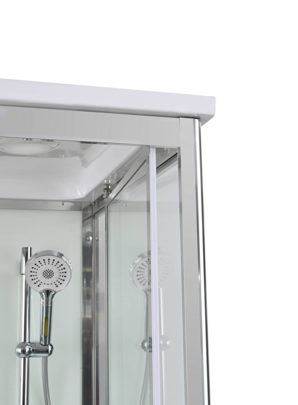 Душевая кабина AvaCan (АваКан) V2810LED с низким поддоном, с ГМ, с электрикой и LED освещением, 100х80х220